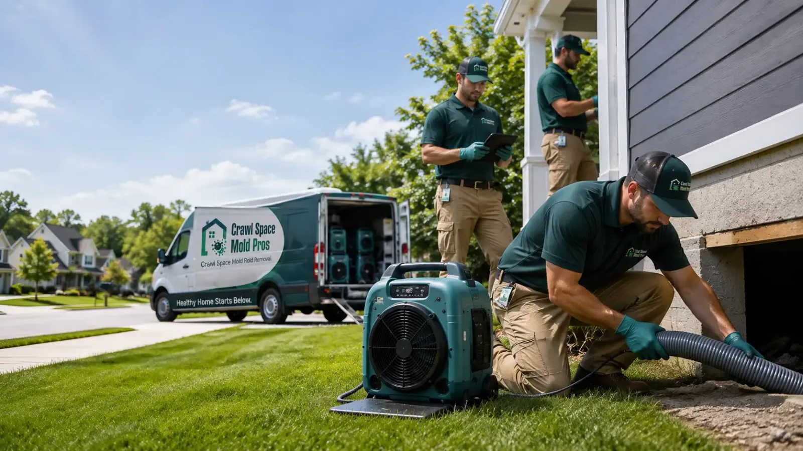 Crawl Space Mold Removal in Walnutport, PA